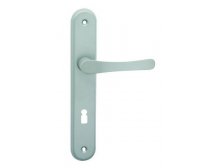 Kliky se štíty MICHAELA 72 mm na klíč šedá GR (C H220S164)